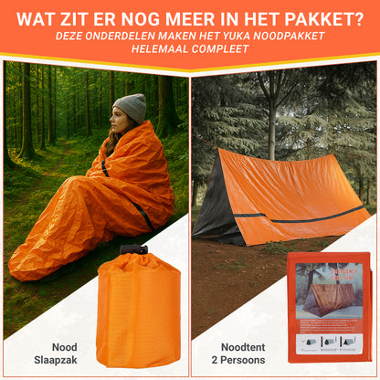 YUKA Noodpakket Pro – Walkie Talkies Lange Afstand & Powerbank 22.5W