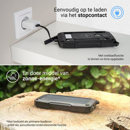 YUKA Solar Powerbank 10.000 mAh (22.5W)