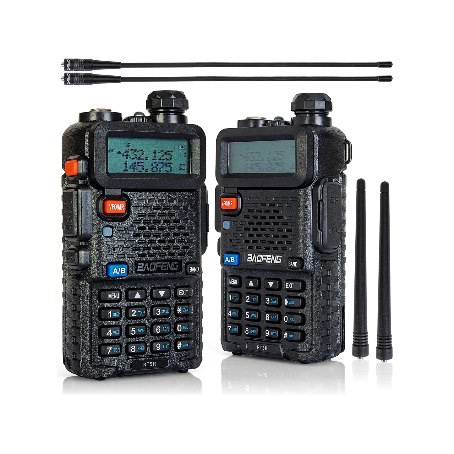 YUKA UV-5R Walkie Talkie Set – Lange Afstand (2-Pack)