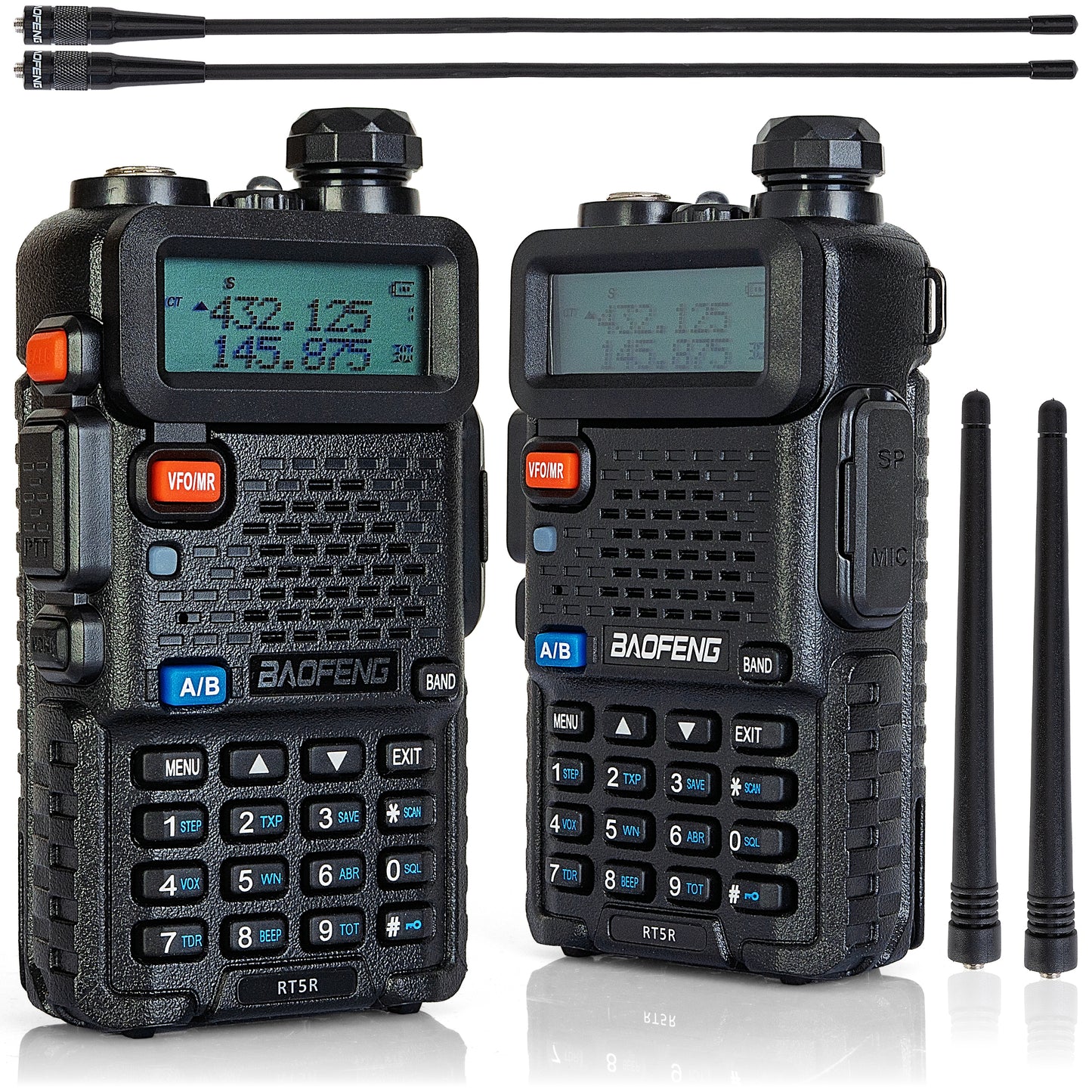 YUKA UV-5R Walkie Talkie Set – Lange Afstand (2-Pack)