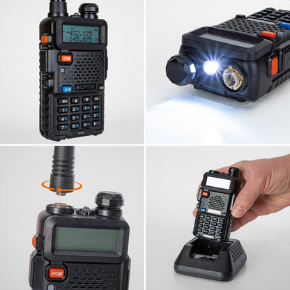 YUKA UV-5R Walkie Talkie Set – Lange Afstand (2-Pack)